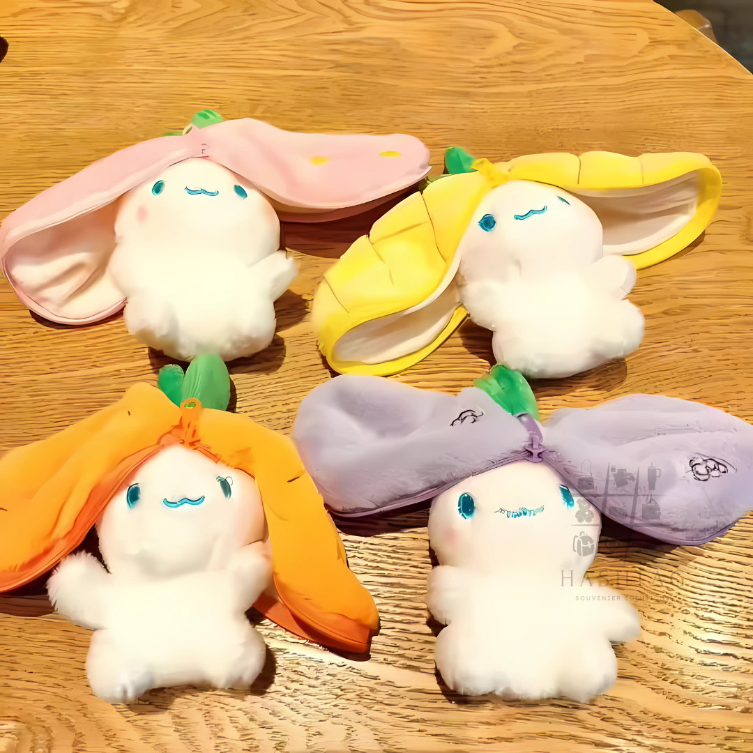 Cute Bunny Soft Keychain
